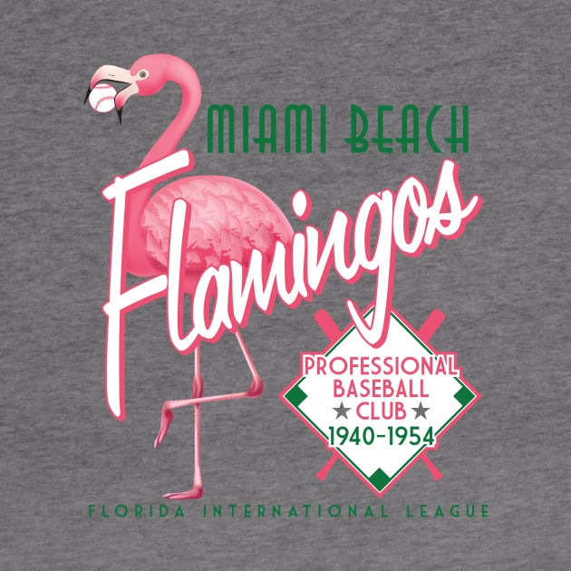 Miami Beach Flamingos by MindsparkCreative